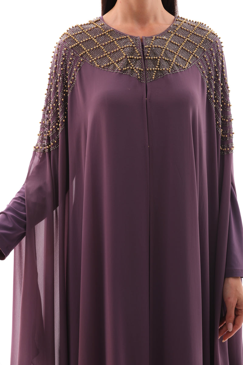 SMS Dubai Abaya Dried Rose