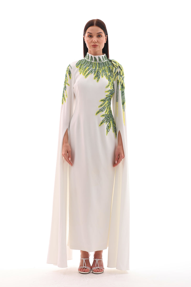 W&C Bushra Dress Ecru