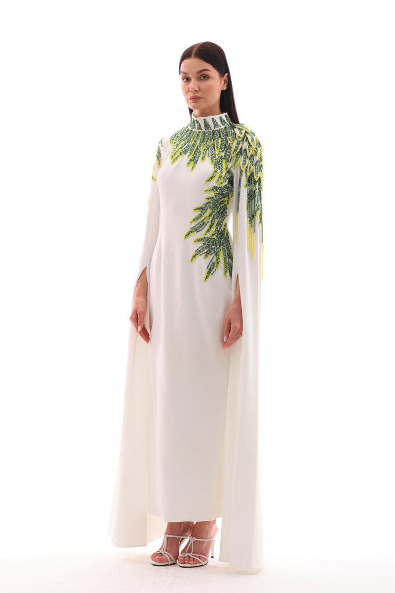 W&C Bushra Dress Ecru