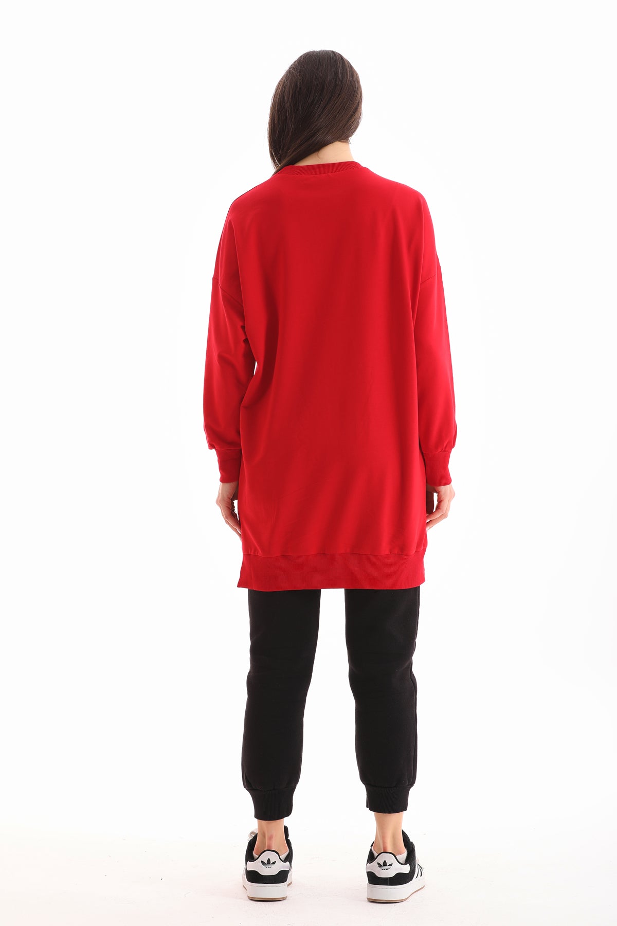 SL Basic Cotton Tunic Red