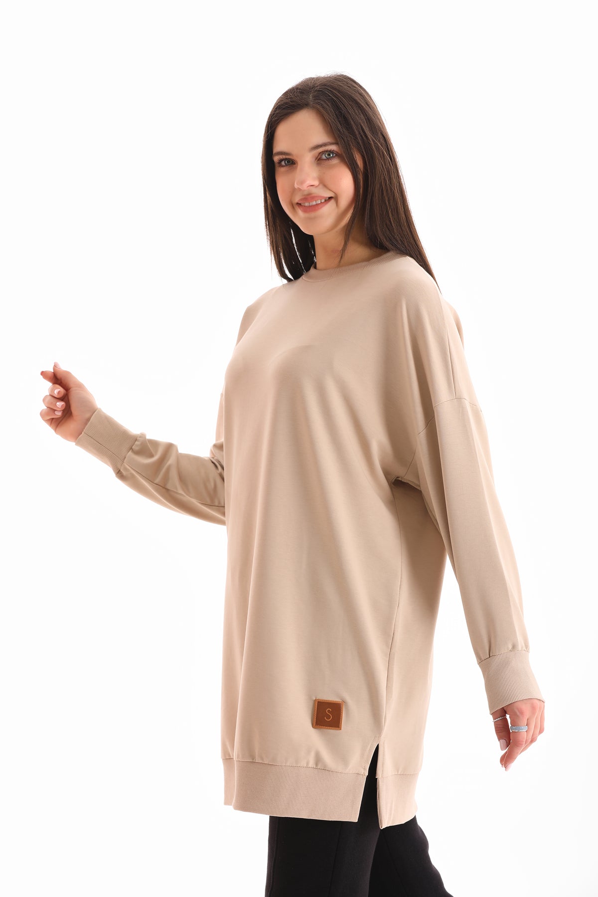 SL Basic Cotton Tunic Beige