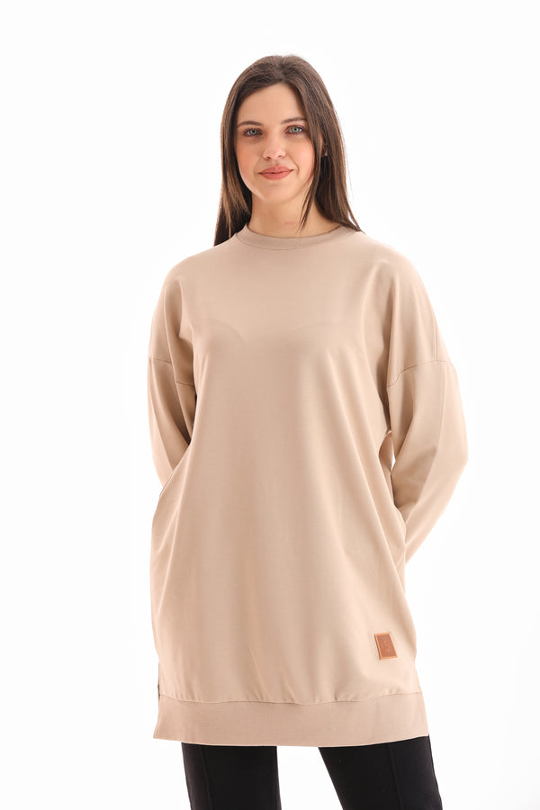 SL Basic Cotton Tunic Beige