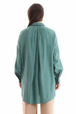 KA Pocket Dtld Tunic Forest Green