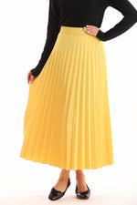 NLW Pleated Skirt Yellow