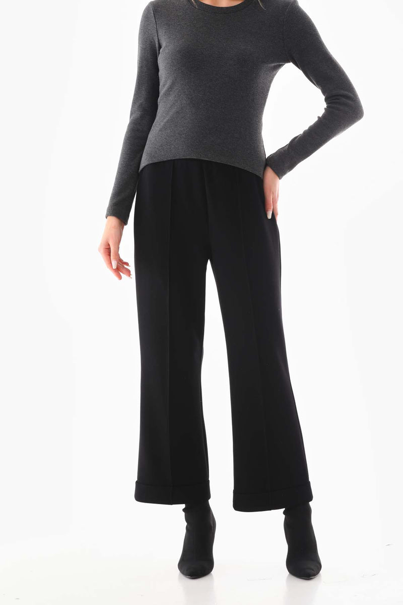 SZ Ribbed Oysho Double Pants Black