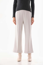 SZ Ribbed Oysho Double Pants Stone