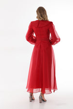 T&N Aleyna Dress Red