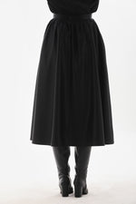 B&A Sateen Skirt Black