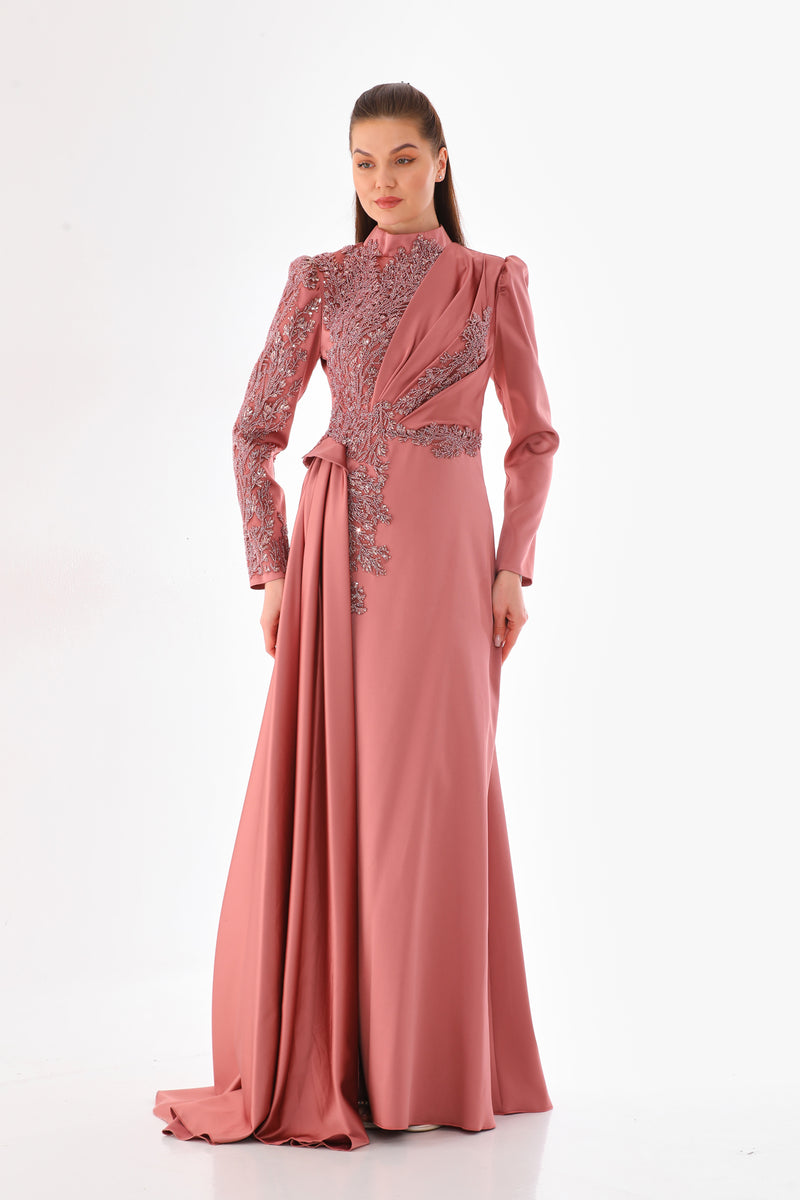 SNN Zerrin Gown Dried Rose