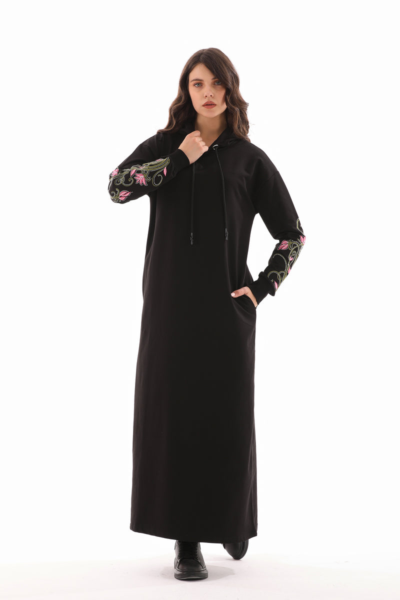 JMN Cotton Dress Black