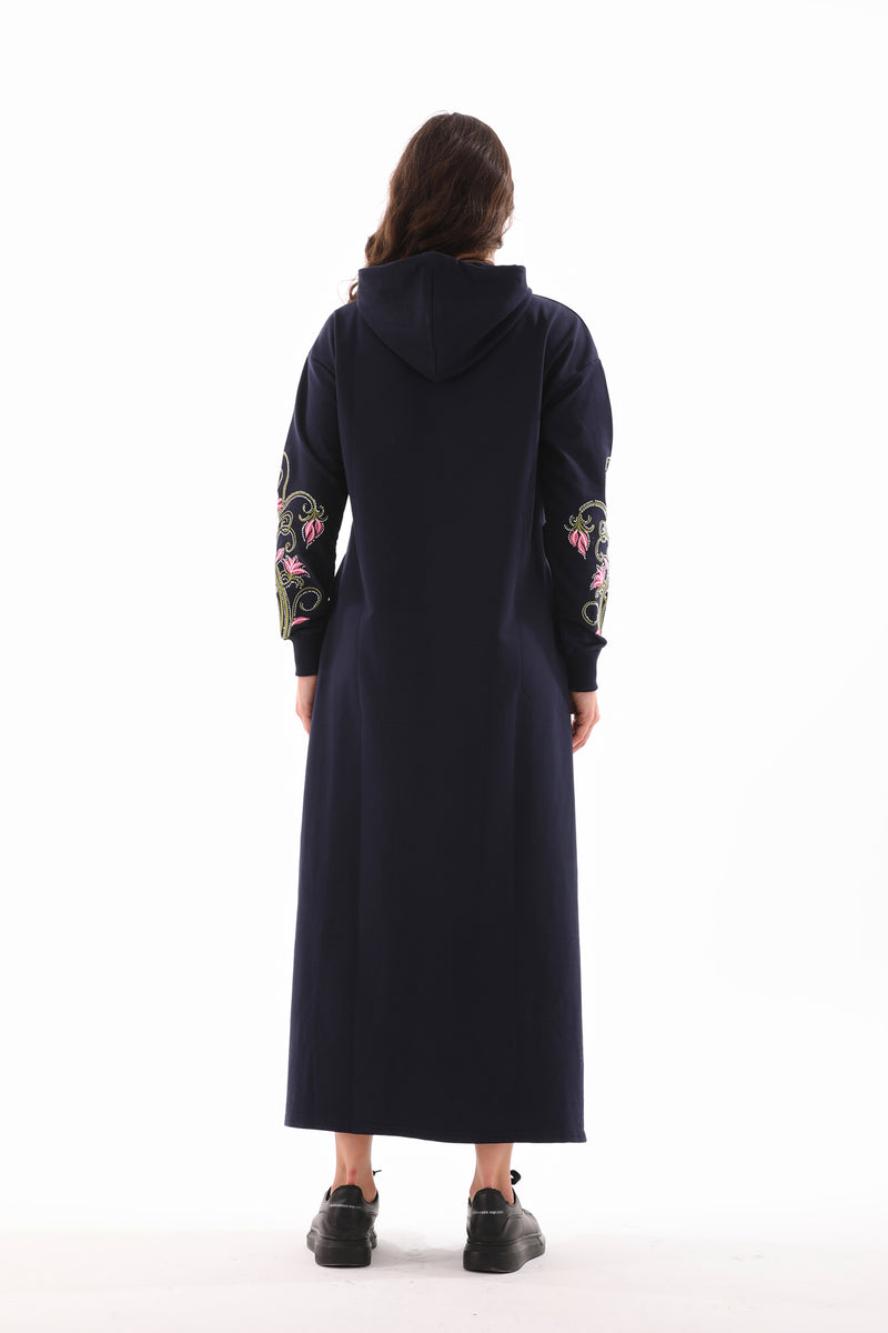 JMN Cotton Dress Navy Blue