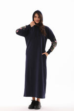 JMN Cotton Dress Navy Blue