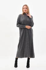 AFL Funda Knitted Dress Dark Gray