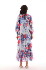 PN Printed Dress Blue