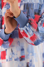 PN Printed Dress Blue