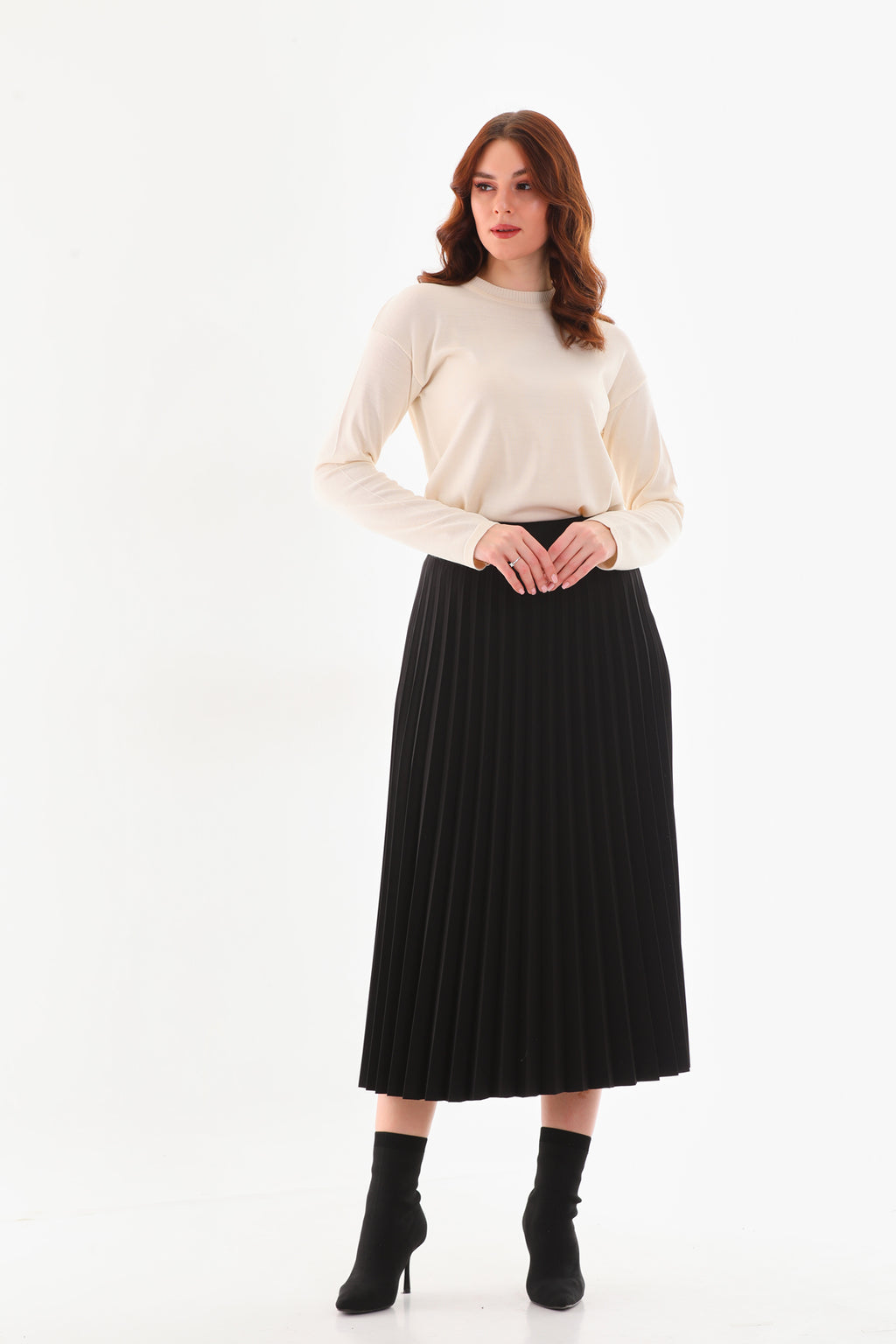 SZ Pleated Skirt Black – Moda Natty