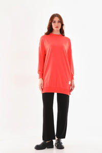 SL Basic Cotton Tunic Coral