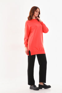 SL Basic Cotton Tunic Coral