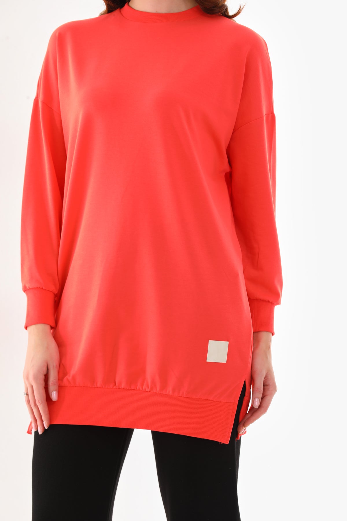 SL Basic Cotton Tunic Coral