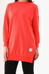SL Basic Cotton Tunic Coral