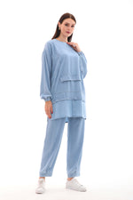 A&W Denim Set Blue