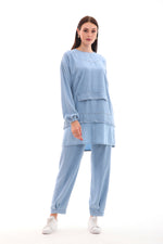 A&W Denim Set Blue