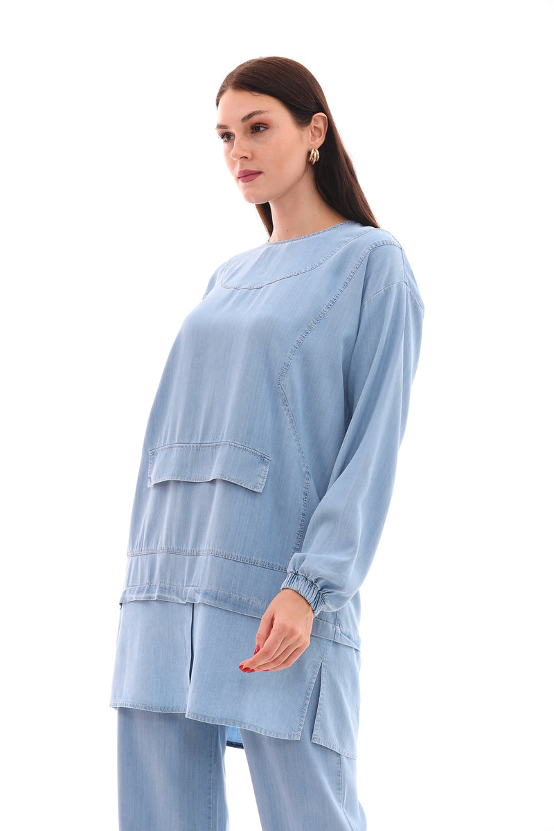 A&W Denim Set Blue