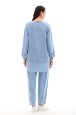 A&W Denim Set Blue