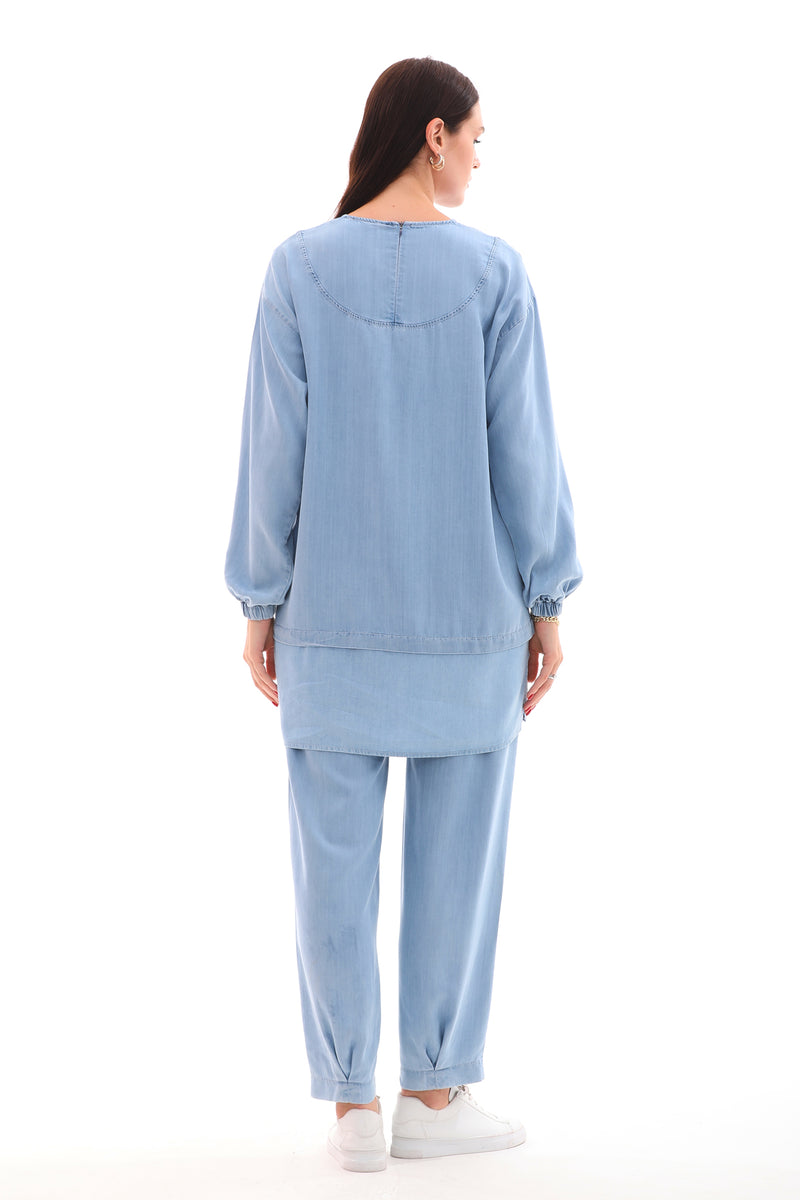 A&W Denim Set Blue