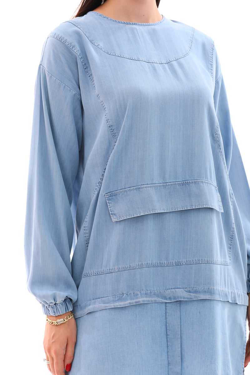 A&W Denim Set Blue