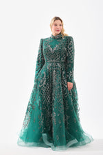 BLY Bella Plus Size Gown Emerald