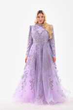 BLY Bella Plus Size Gown Lilac