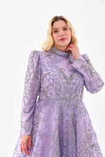 BLY Bella Plus Size Gown Lilac