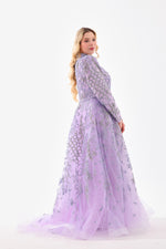 BLY Bella Plus Size Gown Lilac