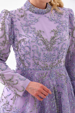 BLY Bella Plus Size Gown Lilac