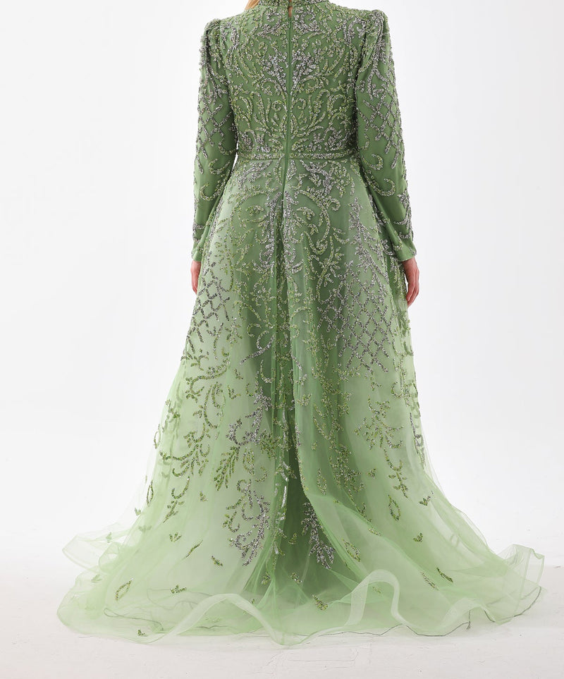BLY Bella Special Occasion Plus Size Gown Green Moda Natty BLY Bella Special Occasion Plus Size Gown Green Moda Natty