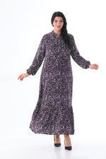 HSN 8203 Viscose Dress Purple