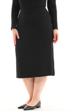 PKR Shiny Side Skirt Black