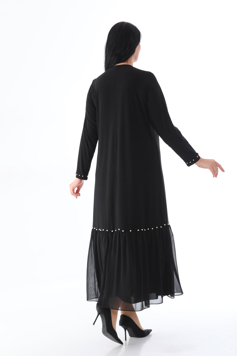 MSB Sandy Pearl Cotton Dress Black