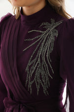 T&N Arya Dress Purple
