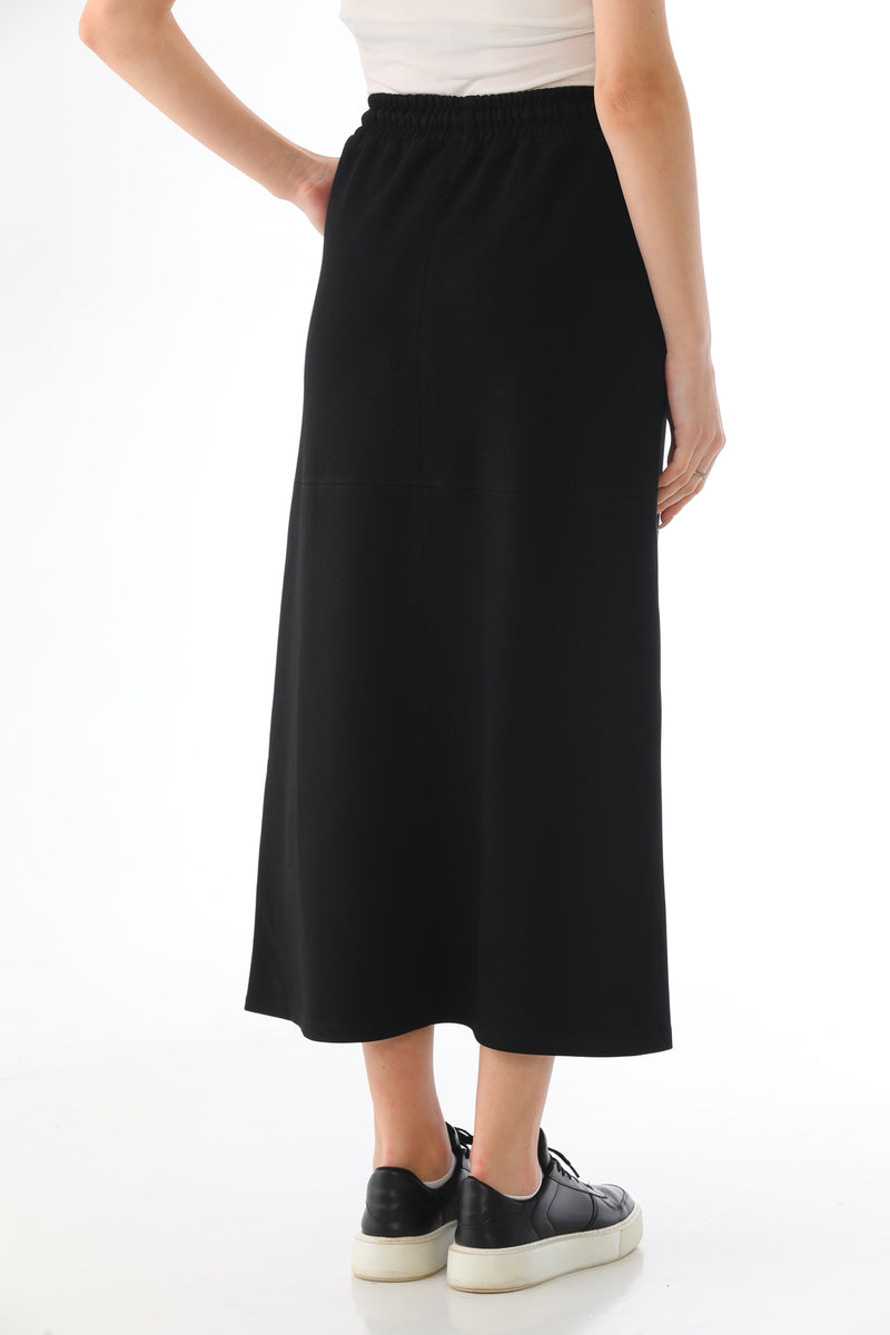 SZ Bamboo Fabric Skirt Black