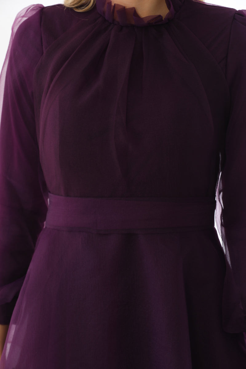 T&N Eleanor Dress Purple