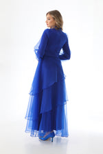 T&N Eleanor Dress Sax Blue