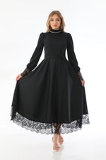 T&N Lace Dress Black