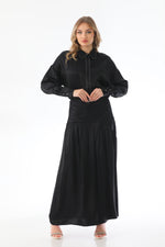 ZMS Silk Saten Skirt Black