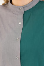 Invee Shirt Gray&Green