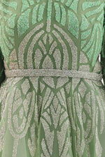 BLY Andrea Plus Size Gown Green