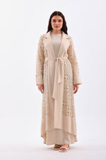 ETC Avalon Lace Abaya Beige