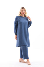 MSB Nervur Tunic Set Blue