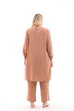 MSB Nervur Tunic Set Camel